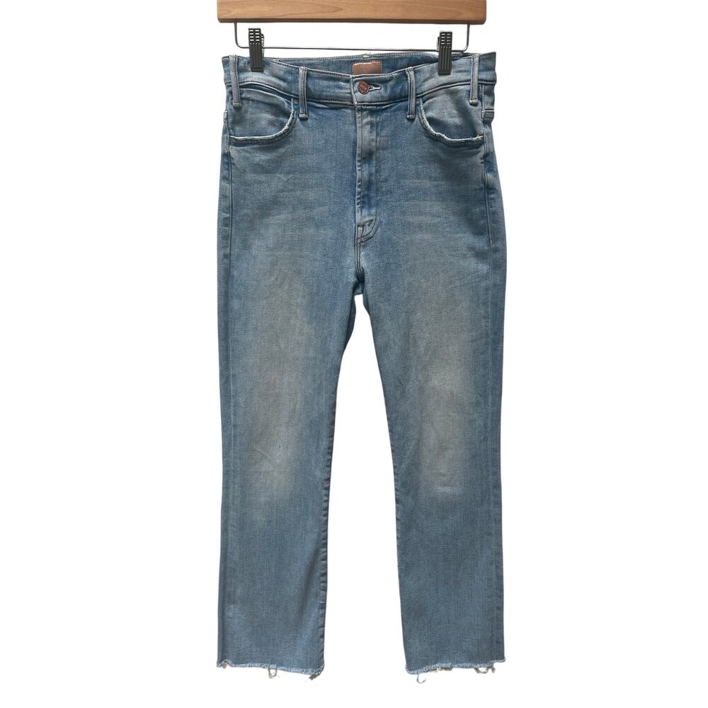 Mother Denim The Hustler Ankle Fray Jeans Size 28 in Au Revoir